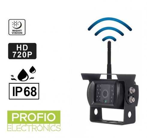 Additional WIFI HD 120° camera with 18 IR LED night vision up to 15 m + IP68 waterproof