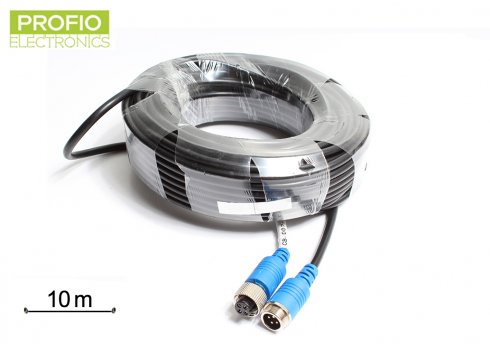 Extension 4-pin cable for the reversing camera with a length of 10m