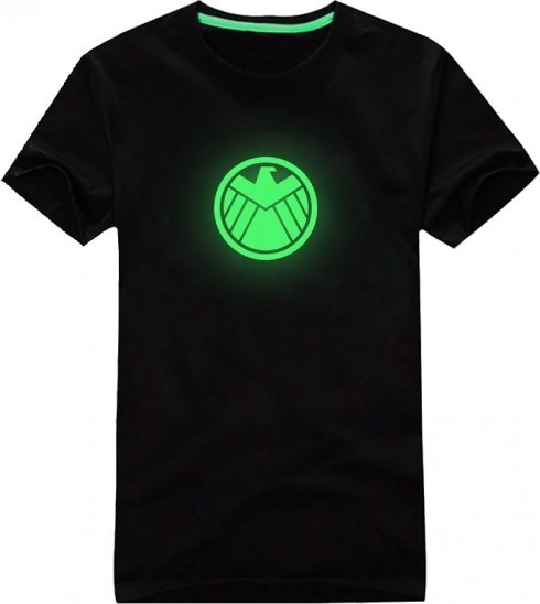 T-shirt Glow in the dark - Captain America