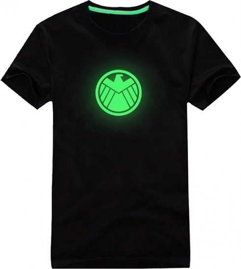 Glow in the dark T-skjorte - Captain America