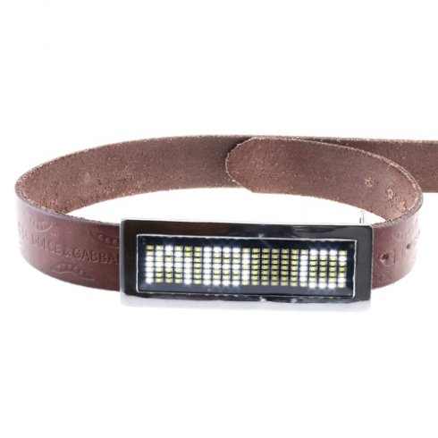 Led Belt - valkoinen metallikehys
