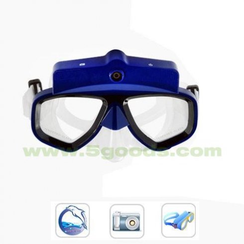 Underwater digital camera mask HD