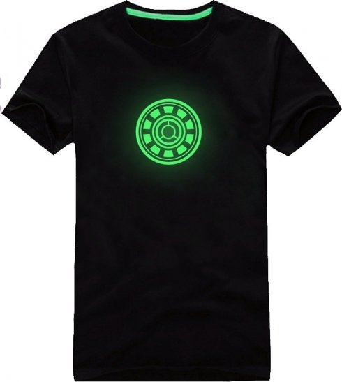 Glow in the dark trička - Ironman