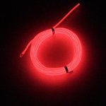 Неонска жица 2,3мм - црвена