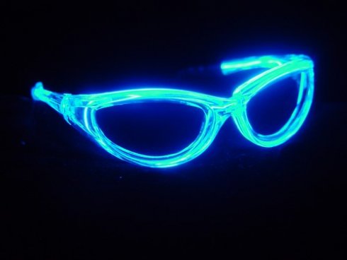 Blue light up glasses outlet