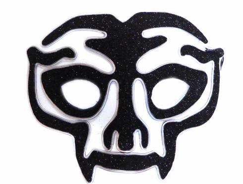 Svítící maska ​​Avenger - Bílá