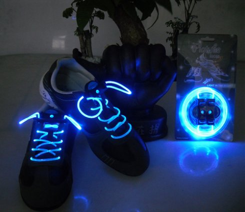 เชือกผูกรองเท้า LED - สีน้ำเงิน