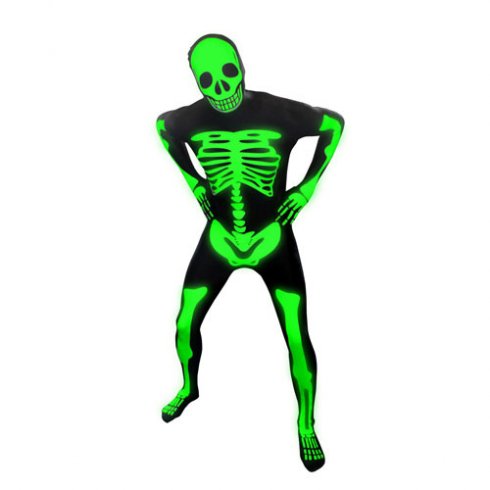 Halloween Kostiumy Morph - Szkielet blask