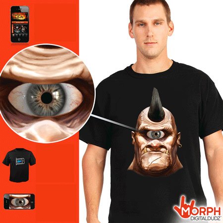 Смешно Morph футболки - Циклоп