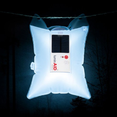 LuminAID air bag light