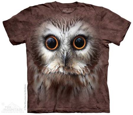 3D hallo-Tech-Shirt - Eule