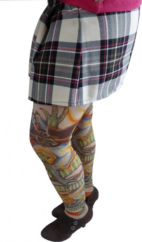 Pantyhose Tatuajes - Dragón