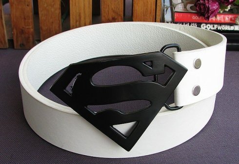 Superman-logotyp - svart spänne