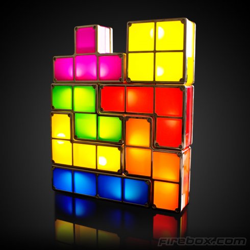 Tetris lampa - poskladaj si svoju lampu!