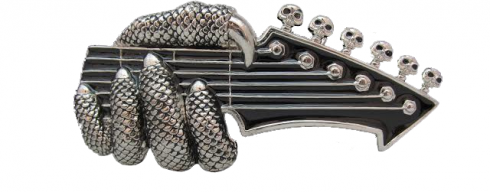 Boucle de ceinture - Metal Guitar