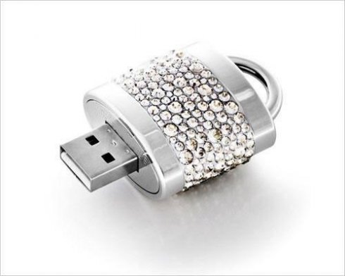 Флэш-назапашвальнік USB - замак