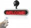 Vetrina auto finestra LED - Rosso - larghezza 28 cm, 12 V