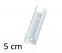 5 cm - Aluminium monteringsstyreskinne til LED-lysstrimler