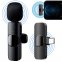 Mobiele microfoon Draadloos - Smartphone-microfoon met USBC-zender + Clip + 360°-opname