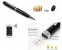 Spy earphone set - mini invisible spy earpieces + GSM SIM pen