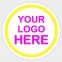 Custom made logo for Gobo projectors (2 colors)