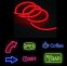 LED světelná reklama ohebný neon pásek s krytím IP68 5 metrů - Červený