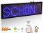Led message board with WiFi - blue 34cm x 9,6 cm
