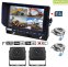Kamere za vožnju unazad u automobilu SET sa snimanjem na SD karticu - 2x HD kamera + 1x hibridni 7" AHD monitor