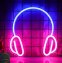 SLUŠALKE - Neonska LED lučka, osvetljen logotip na steni