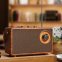Radju AM FM - stil retro vintage magħmul mill-injam bil-Bluetooth + AUX/USB disk/Micro SD