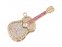 Darček pre ženu - USB Kľúč v tvare gitary zdobený kamienkami