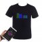 LED RGB Color Programmable LED T-Shirt Gluwy sa pamamagitan ng Smartphone (iOS / Android) - Maraming kulay