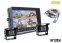 Backkamera kit LCD HD bilmonitor 10 "+ 2x HD-kamera med 18 IR-lysdioder