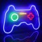 Неонавы святлодыёдны лагатып на сцяне - GAMEPAD