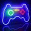 Neonlys logo led på veggen - GAMEPAD