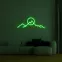 Banayad na LED neon sign sa dingding 3D - MOUNTAINS 75 cm