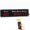 LED Digital Clock with countdown of days - 37 x 10 cm