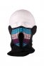 Maschera viso rave Equalizzatore - sensibile al suono