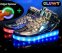 Svietiace botasky Sneakers - strieborné