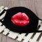 Masques colorés 100% coton - motif Lèvres