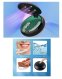 پاک کننده دندان مصنوعی - پاک کننده اولتراسونیک UV 57 میلی لیتری با استریل برای محافظ های دهان / کمک های دندانی / بریس ها