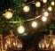 Guirlande lumineuse LED extérieur - Ampoules LED blanches 15pcs + câble 8m + panneau solaire