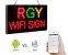 Cartellone pubblicitario a LED con WiFi - pannello 33 cm x 18 cm