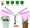 Plantelys LED 36W (4x9W) 4 svanehalshoder + fjernkontroll