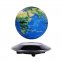 Levitating planet EARTH (floating globe) with LED base BLUE BACKLIGHT