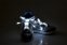 Cadarços de sapato LED piscando - branco