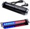 Luces de emergencia para automóviles - luces de advertencia intermitentes estroboscópicas multicolor - 24 LED (48 W) tamaño 35 cm x 2 piezas