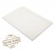 White leather mat for desk or work table - Luxurious leather