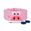 Bandeau enfants rose avec un casque - Piggy