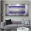 Obrazy ścienne do salonu - Metal (aluminium) - Podświetlany LED RGB 20 kolorów - VISION 50x100cm